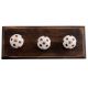 White Cherry Dot Wooden Hooks